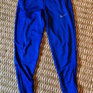 Nike Men’s Dry Fit lined Royal Blue Joggers